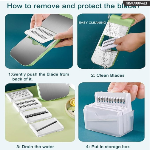 5 In 1 Vegetable Slicer Cutter